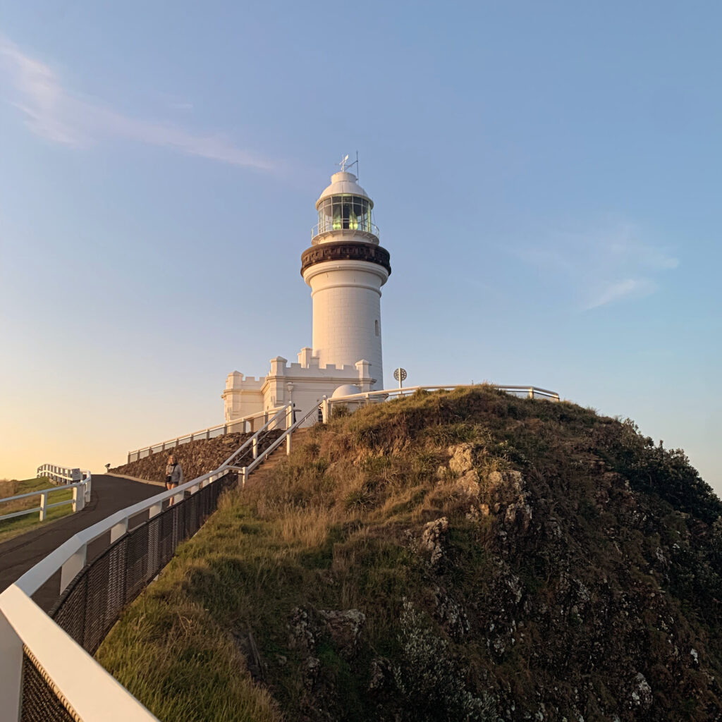 Light house 'Walgun' visit in Byron Bay surf retreat